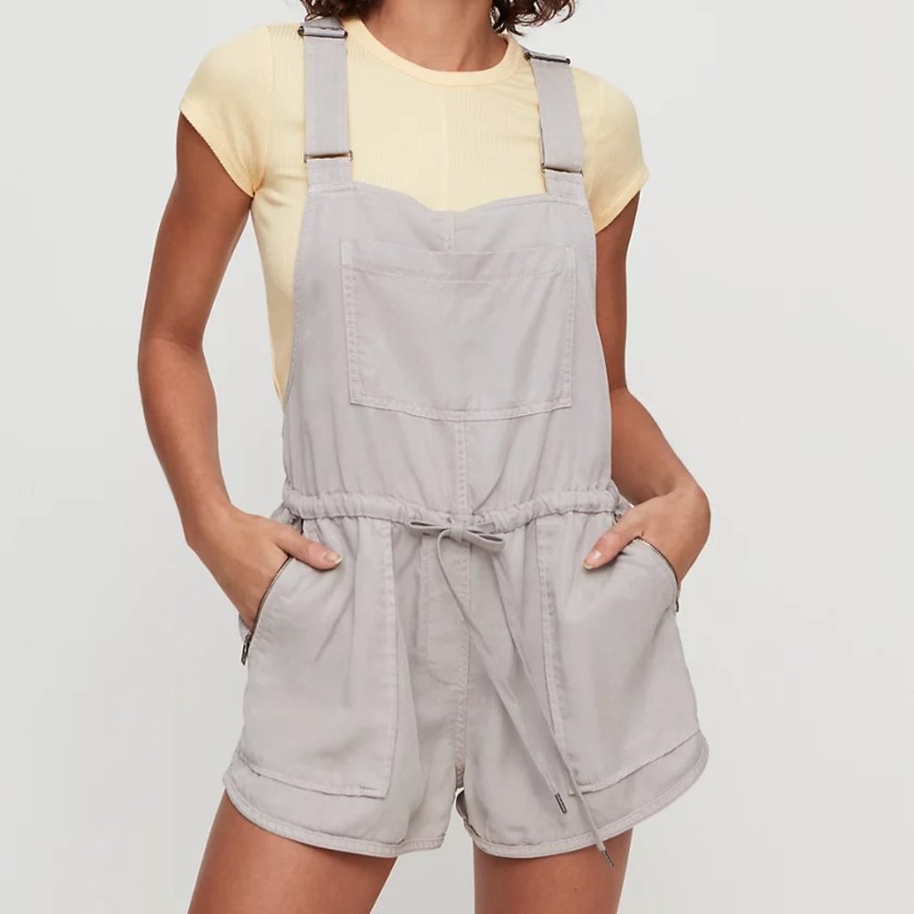 Wilfred Free Beatriz Simple Basic Gray Overalls R… - image 1